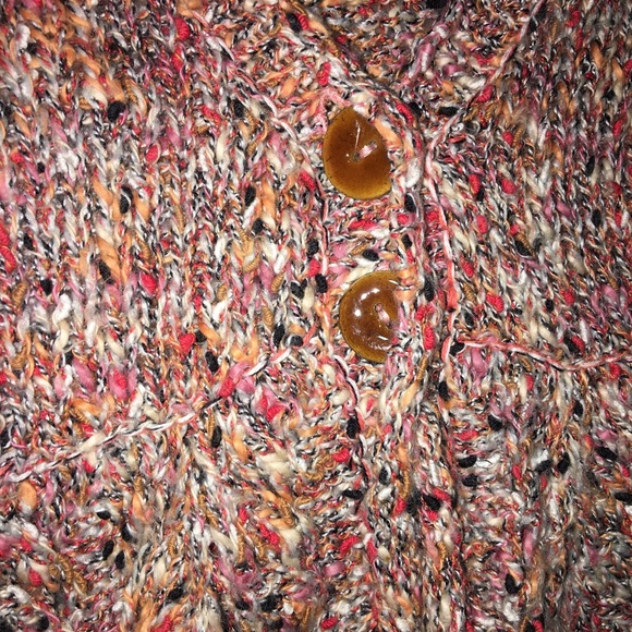 Free People Multi Color Flare Cardigan Sweater - Picture 3 of 4